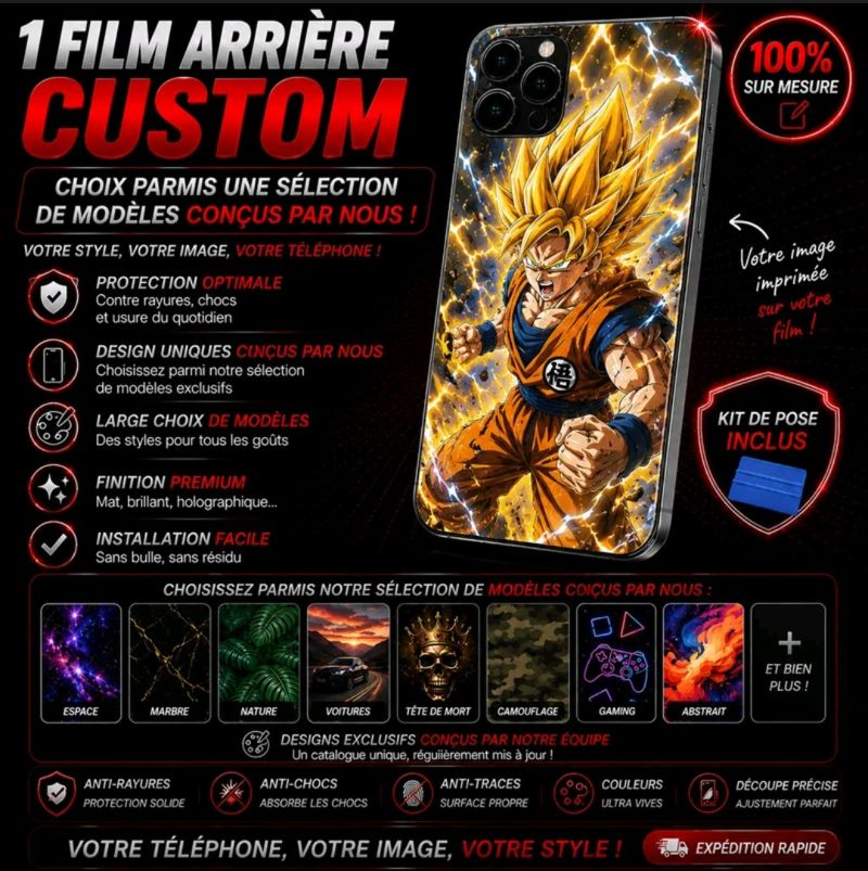 Film Arrière — modèle prédéfini