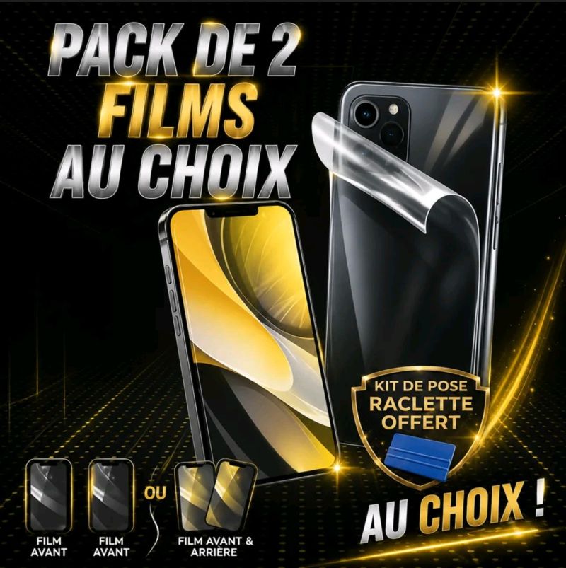 Pack de 2 Films Hydrogel au choix