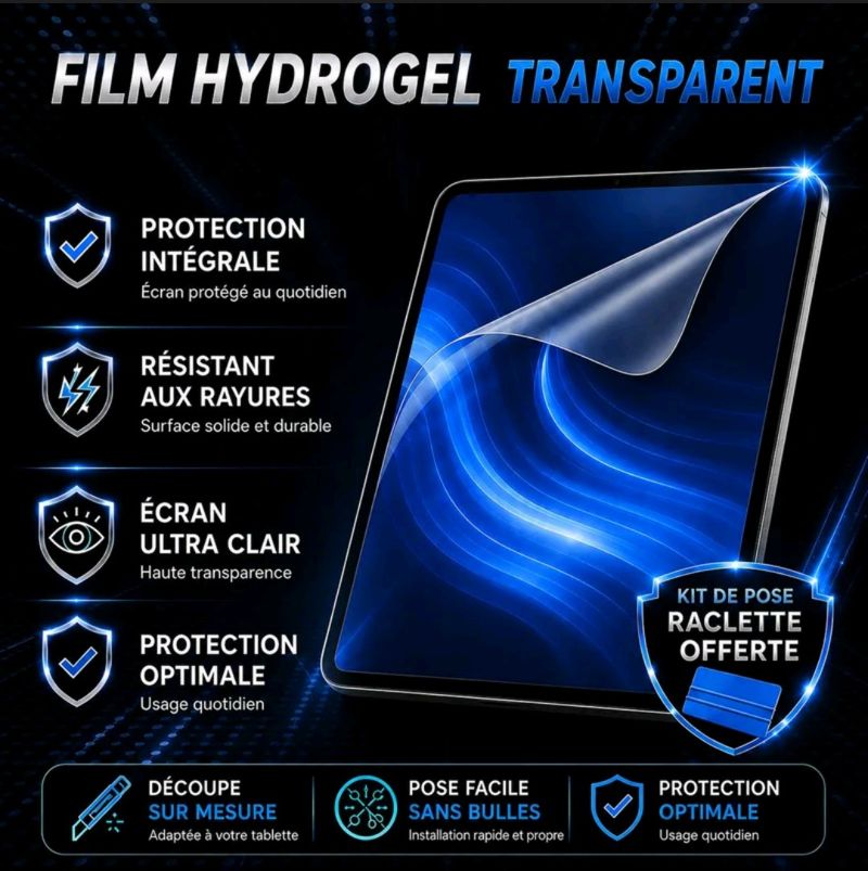 Film Hydrogel Transparent — Tablette