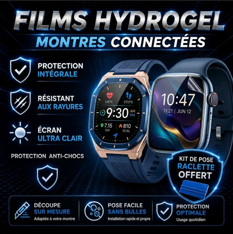 Film Hydrogel — Montre connectée